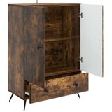  Kreveta Dimljeni hrast 66 x 34 5 x 95 cm Konstruirano drvo | shoptok.hr