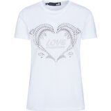Love Moschino Majice brez rokavov - Bela cene