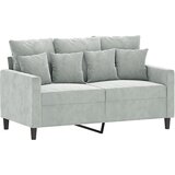  Dvosjed svjetlosivi 120 cm baršunasti | shoptok.hr