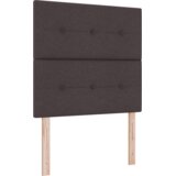  postelja s podnico in vzmetnico temno rjava 80x200 cm tkanina, (22051265) | Shoptok.si