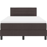 Box Spring Krevet s madracem Tamnosmeđi 120x190 cm Tkanina | shoptok.hr