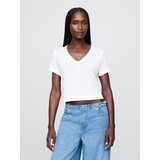 GAP Linen crop t-shirt - Women's | shoptok.hr