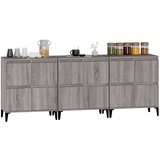  Komode 3 kom boja hrasta 60 x 35 x 70 cm od konstruiranog drva | shoptok.hr