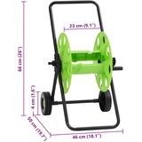  Zelena kolica za namatanje crijeva od 60 m 1/2 " čelični | shoptok.hr