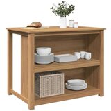 vidaXL Kuhinjska omarica Panama 112x77x90 cm trdna borovina | Shoptok.si