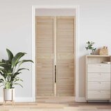  Ormarna vrata s vratima 2 pcs Prirodna 201 x 2,1 x 49,5 cm | shoptok.hr