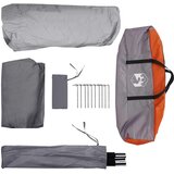Instant šator s krovom Siva i narančasta 365 x 380 x 200 cm | shoptok.hr