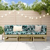 Maison Chic Seti vrtnega pohištva - Vrtna garnitura - Vrtni pohištvo set 3-delna impregnirana borovina, (21809756) | Shoptok.si