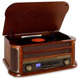 Auna Belle Epoque 1908 Retro Stereo Bluetooth USB CD MP3 Kazete Ploče cijene