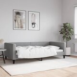 vidaXL Raztegljiva postelja svetlo siva 100x200 cm blago Cene