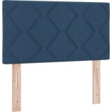  Postelja z vzmetnico z vzmetnico Modra 80 x 200 cm blago, (5000127024) | Shoptok.si