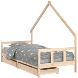  The Living Store Otroški posteljni okvir s predali 90x200 cm trdna borovina - Otroški Posteljni Okvir, (21445507) | Shoptok.si