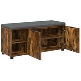  Haldna klop z blazino Enobarvno Dimljeni oreh 100 x 38 x 46 cm, (5000160708) | Shoptok.si