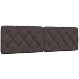vidaXL Posteljni okvir brez vzmetnice temno rjav 160x200 cm blago | Shoptok.si