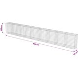  Gabionski zid s poklopcima od pocinčanog čelika 900 x 50 x 100 cm | Eponuda.com