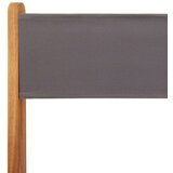 vidaXL Bistro garnitura 3-delna antracit blago in trden les | Shoptok.si