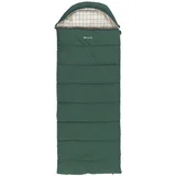 Camper Prime Adult Semi-rectangular sleeping bag Cotton, Polyester Green