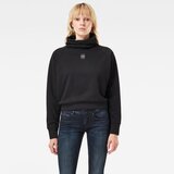 G-star Sweatshirt - High turtle neck loose wmn black | Shoptok.si