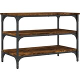 Maison Chic Klop za čevlje - Sedež za čevlje dimljen hrast 70x38,5x49 cm inženirski les, (21776187) Cene