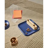 Kave Home Temno modre/v naravni barvi lesene skledice v kompletu 4 ks za serviranje Bletz – | Shoptok.si