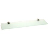 Staklena polica za kupaonicu inox (širina: 40 cm, plemeniti čelik, satinirano) Cijene