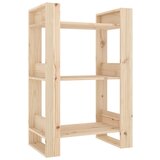Maison Chic Knjižna omara - Knjižni regal 60x35x91 cm trdna borovina, (21723215) Cene