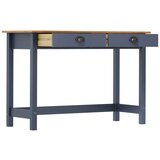  Konzolna mizica Hill z 2 predaloma siva 110x45x74 cm borovina, (20712952) | Shoptok.si