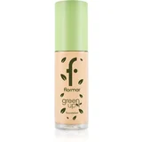 Flormar Green Up Foundation matirajoči tekoči puder odtenek 020 Soft Ivory 30 ml