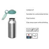 Mepal Modra/v srebrni barvi plastična otroška steklenička za vodo 500 ml Campus – | Shoptok.si