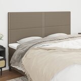  Uzglavlje boje taupe 200x5x118/128 cm tkanina | shoptok.hr