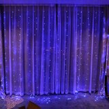  led sijalice dekorativna zavesa 3x3m – plava Cene