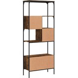 Regal za knjige s 5 razina boja hrasta 76x33x188,5 cm drveni | shoptok.hr