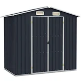 vrtna lopa antracitna 205x129x183 cm pocinkano jeklo