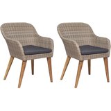  3-dijelni vrtni blagovaonski set smeđi | shoptok.hr