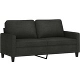  2-dijelni set sofa s jastucima crni od tkanine | shoptok.hr