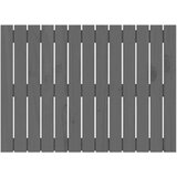 Stensko posteljno vzglavje sivo 82,5x3x60 cm trdna borovina, (20735368) | Shoptok.si