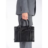 Shelvt Black classic women's handbag Cene