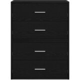  Ormari s 2 ladice 2 kom crni hrast 60x31x40cm konstruirano drvo | shoptok.hr