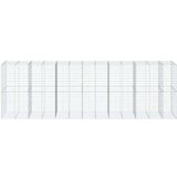  Gabionska košara s poklopcem 650x100x200 cm pocinčano željezo | shoptok.hr