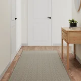 vidaXL Tekač v videzu sisala taupe 80x150 cm