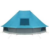 Tipi šator s krovom s pohranom Plava 680 x 430 x 270 cm taft | shoptok.hr