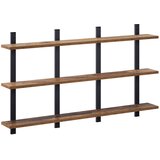  Polica na zidu Staro drvo 102 x 13.5 x 58 cm Konstruirano drvo | shoptok.hr