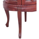  Omarica z vitrino rjava 50x50x76 cm trden mahagonij | Shoptok.si