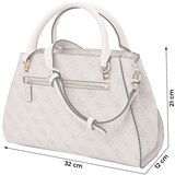 Guess Ročna torbica 'NOELLE' roza / bela | Shoptok.si