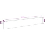 Profil za rubove vrta 2 kom. 100 x 6 x 15 cm Otporni čelik Rđa | shoptok.hr