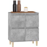  Komoda siva boja betona 60x35x70 cm od konstruiranog drva | shoptok.hr