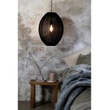 Markslöjd Črna viseča svetilka s tekstilnim senčilom ø 40 cm Florence – | Shoptok.si
