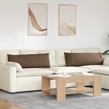  Jastučići za sofu 2 pcs Smeđa 120 x 40 cm tkanina | shoptok.hr