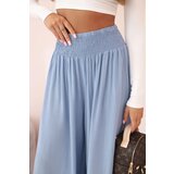 Kesi Włoski Damen Hose aus Viskose mit elastischem Bund Denim | Shoptok.si