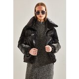 Bianco Lucci Women's Judge Collar Chine Down Coat 2373 | Shoptok.si